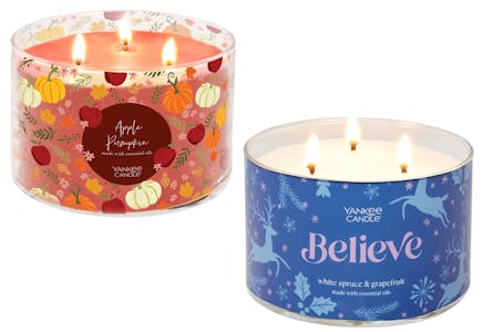 Yankee Candle 3-Wick Candles