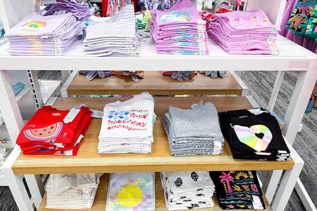 Children's Apparel on Sale at Target: $3 Shirts and $6 Dresses card image