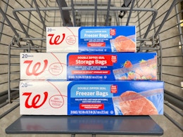 walgreens storage bag packs in cart