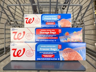 walgreens storage bag packs in cart