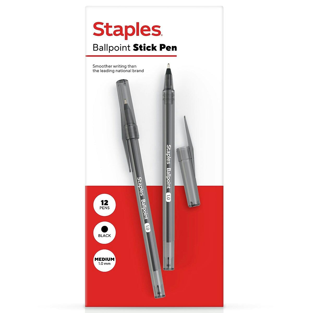 Staples Ballpoint Pens 12-Pack