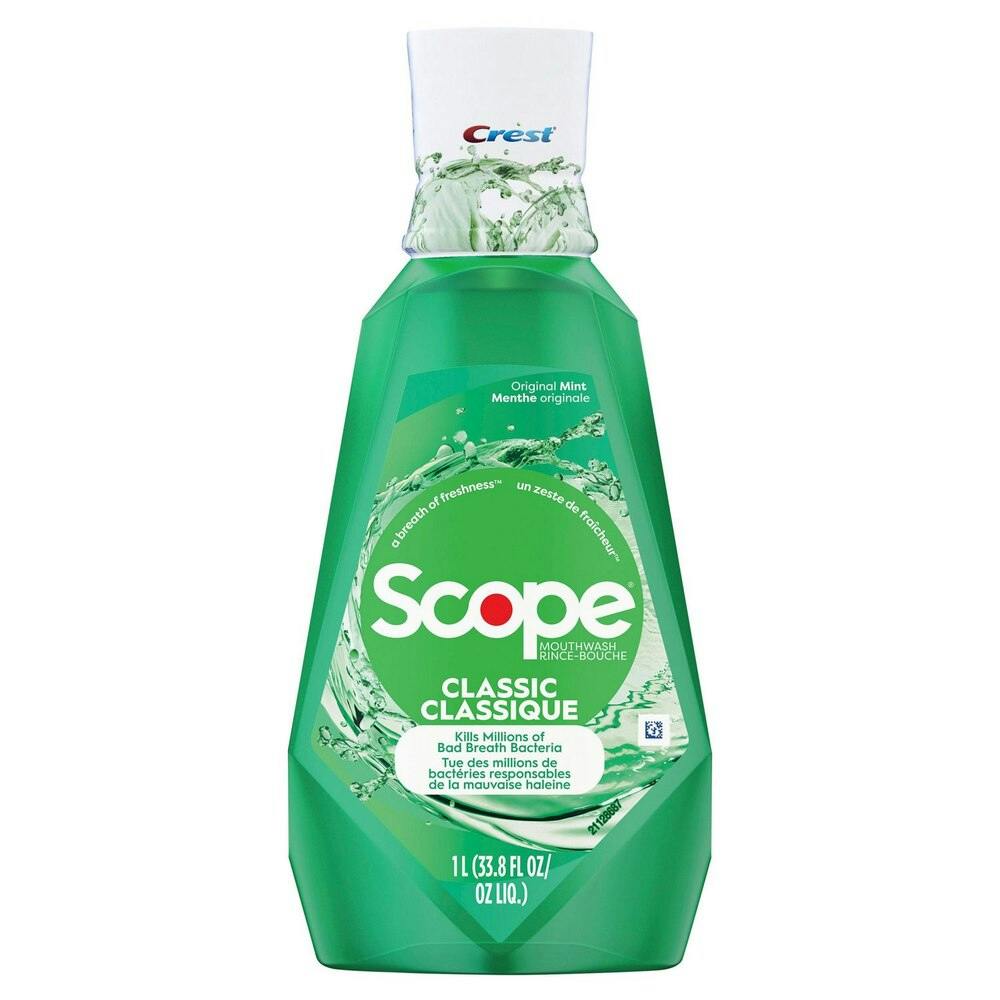 2 Scope Mouthwashes
