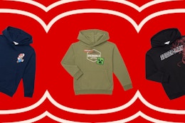 Walmart kids' graphic pullover hoodies