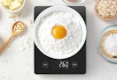 black smart food scale