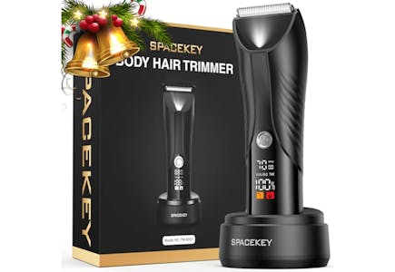 Cordless Waterproof Body Hair Trimmer