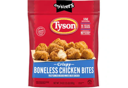 2 Tyson Any'tizers Chicken Bite Packs