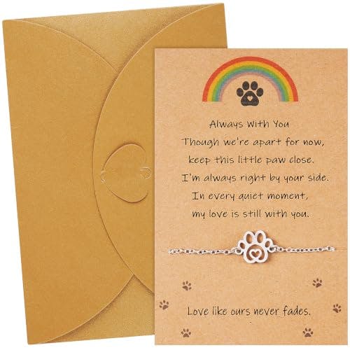 Paw Print Memorial Bracelet